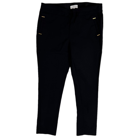 Gibson Latimer Pants - Gibson Latimer Black Center Seamed Stretch Skinny Slacks Size 10